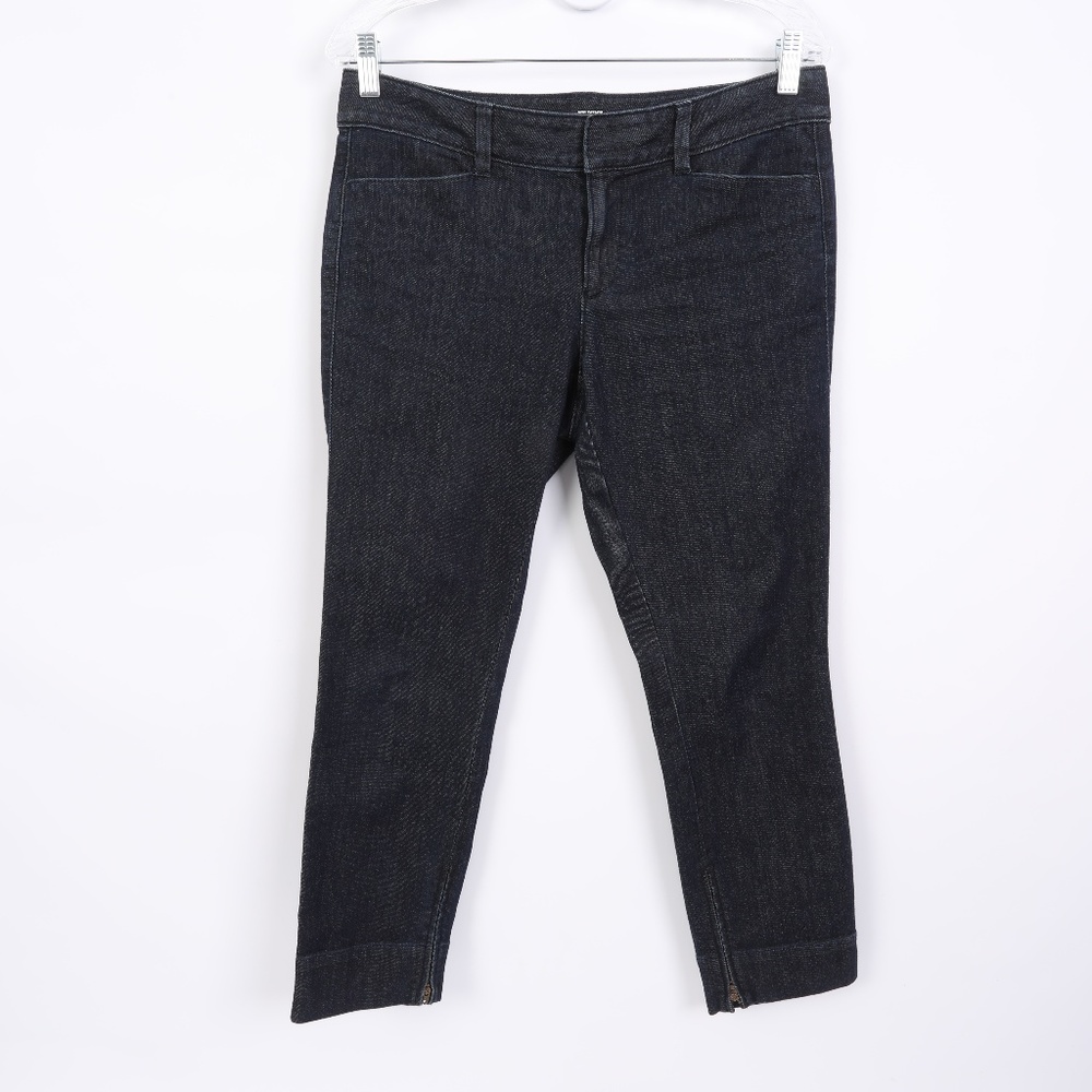 LOFT Black Jeans  Modern Croft Med Wash Sz6